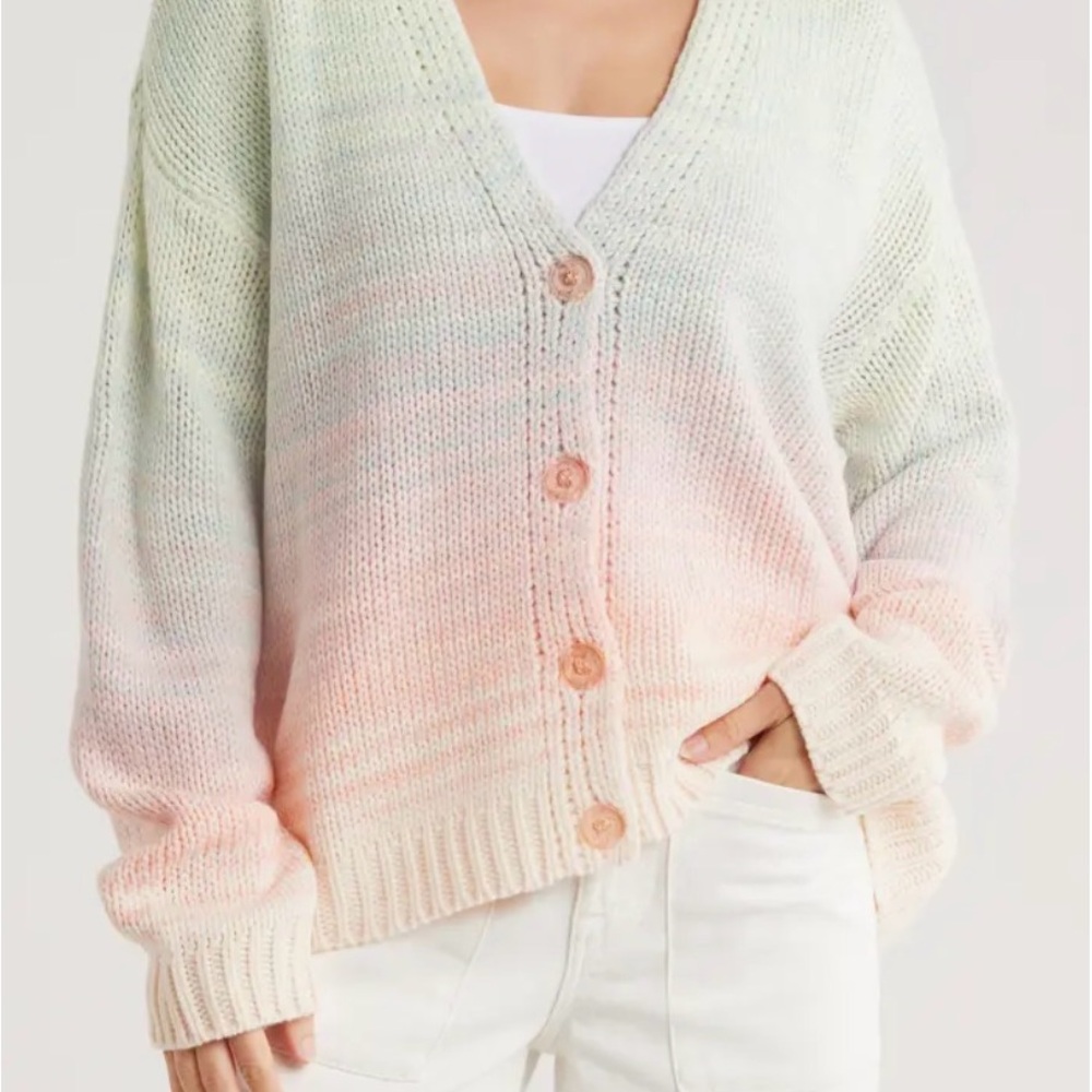 525 America Pastel Ombre Cardigan
